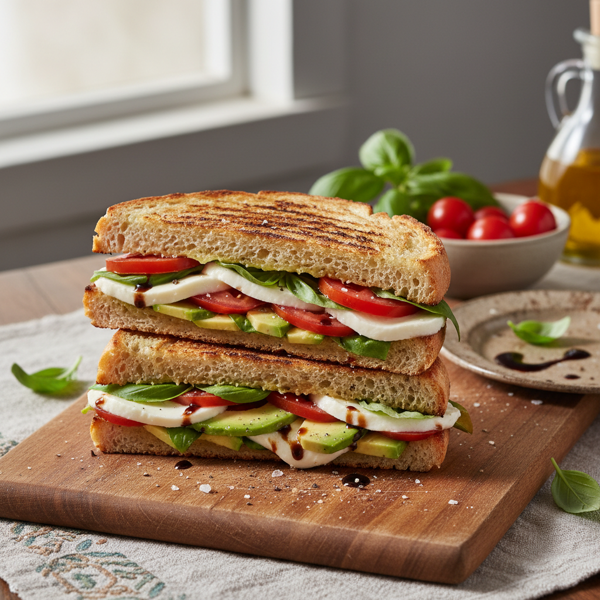 Ultimate Caprese Avocado Panini recipe