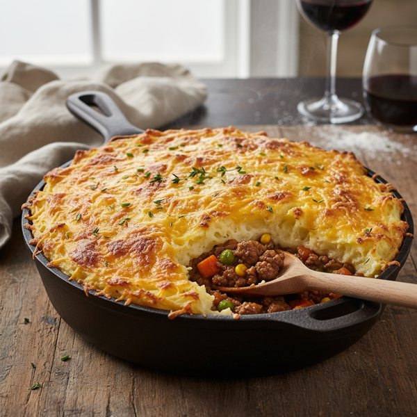 Ultimate Cheddar Topped Shepherd's Pie recipe