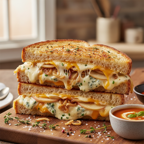 Ultimate Cheese Bliss Sandwich recipe