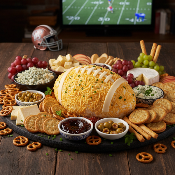 Ultimate Cheese Football Spread recipe