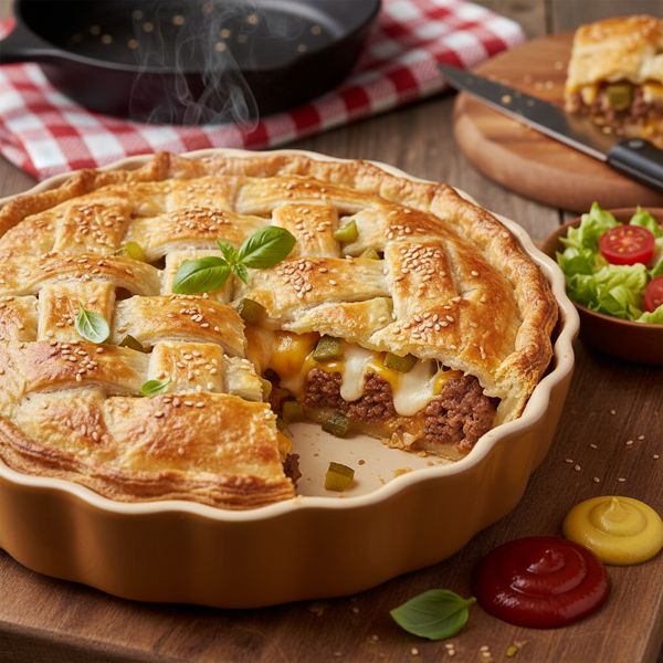 Ultimate Cheeseburger Pie Delight recipe