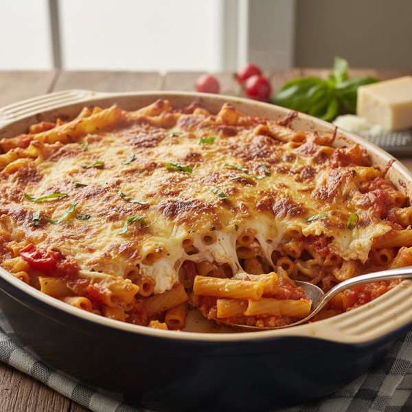 Ultimate Cheesy Baked Ziti recipe