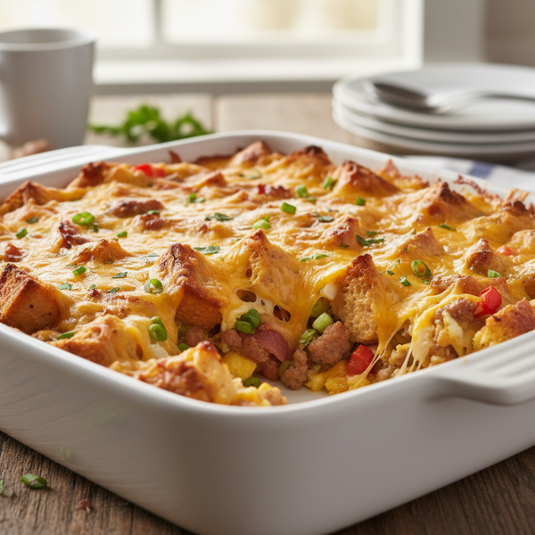 Ultimate Cheesy Breakfast Casserole recipe