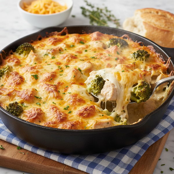Ultimate Cheesy Chicken and Broccoli Bake recipe