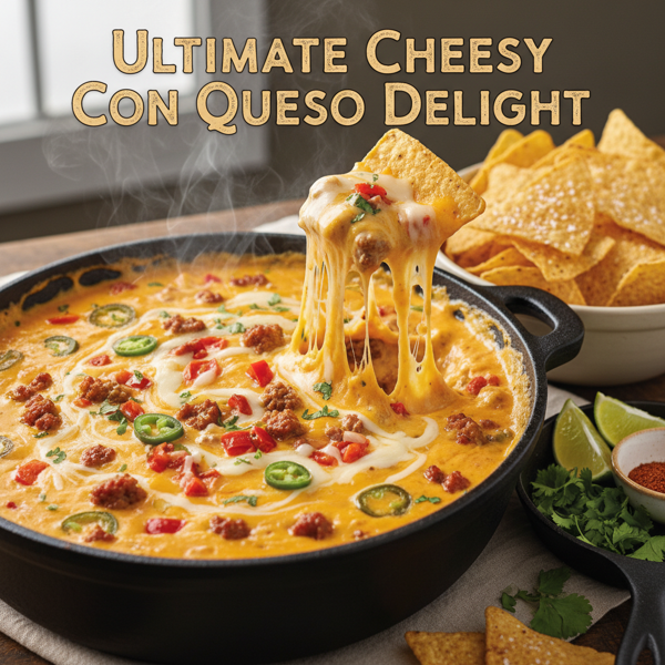 Ultimate Cheesy Con Queso Delight recipe