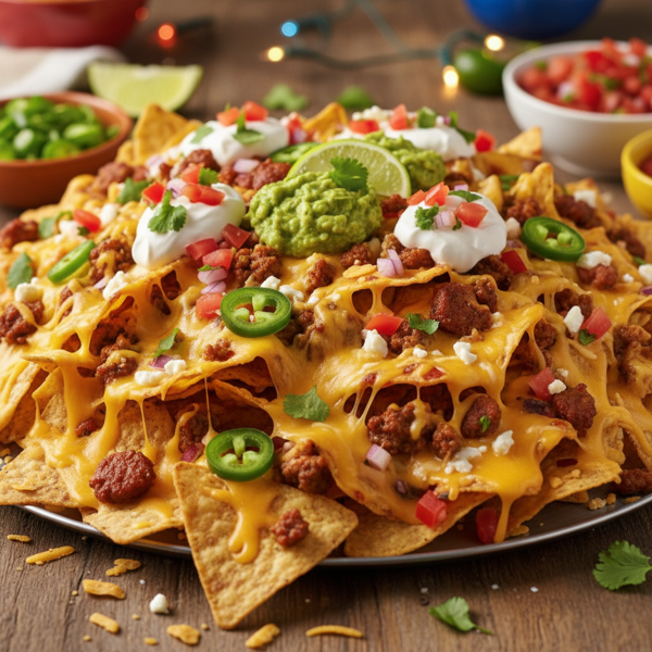 Ultimate Cheesy Fiesta Nachos recipe