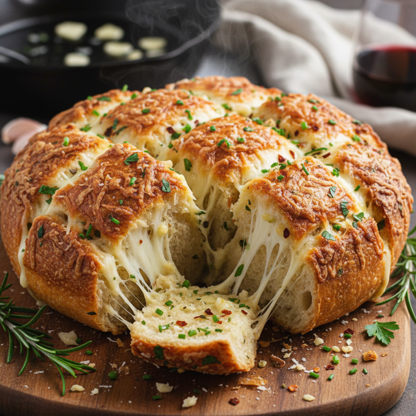 Ultimate Cheesy Garlic Bliss Bread recipe