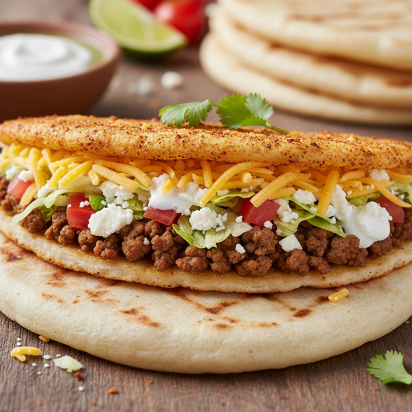 Ultimate Cheesy Gordita Crunch recipe