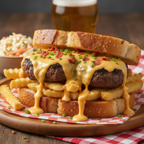 Ultimate Cheesy Horseshoe Sandwich recipe