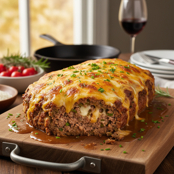 Ultimate Cheesy Meatloaf Delight recipe