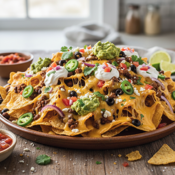 Ultimate Cheesy Nachos Supreme recipe