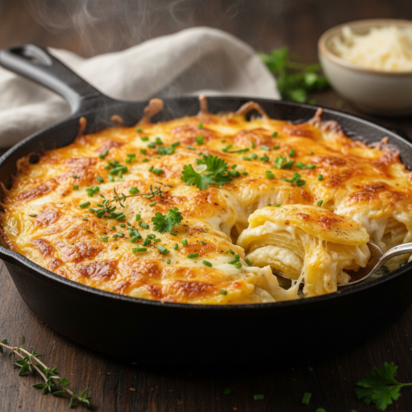 Ultimate Cheesy Potato Bake recipe