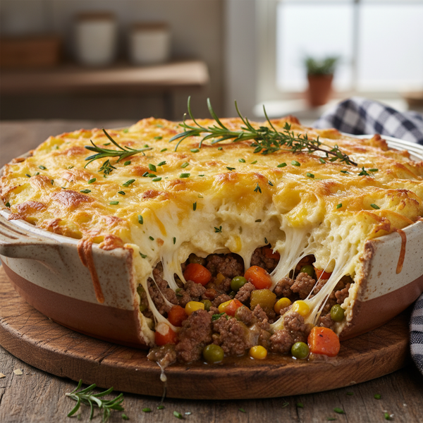 Ultimate Cheesy Shepherd's Pie Delight recipe