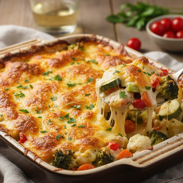 Ultimate Cheesy Vegetable Bake recipe
