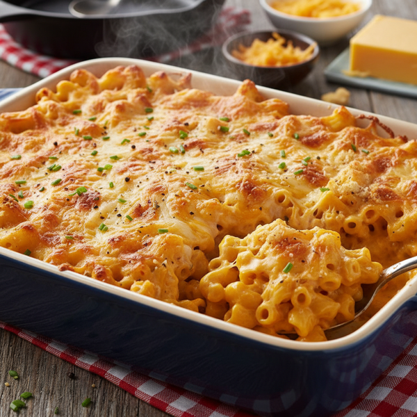 Ultimate Cheesy Velveeta Mac and Cheese Bake recipe