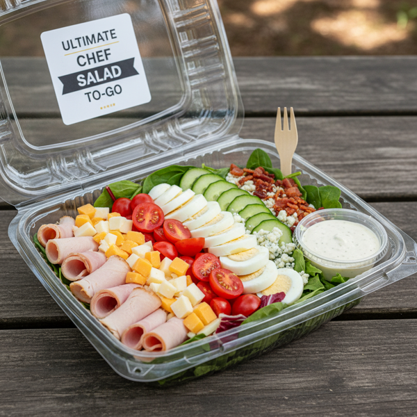 Ultimate Chef Salad To-Go recipe