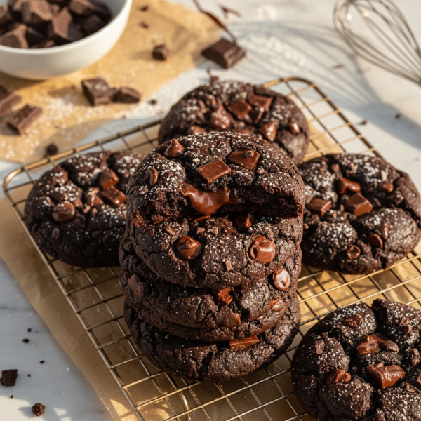 Ultimate Chewy Chocolate Brownie Cookies recipe