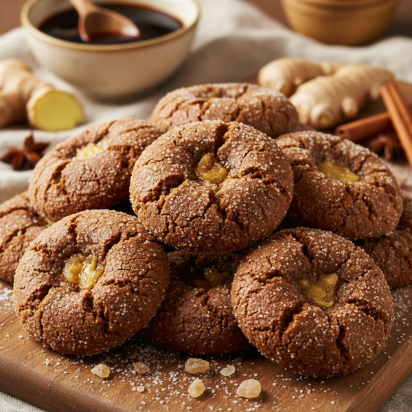 Ultimate Chewy Gingersnap Cookies recipe