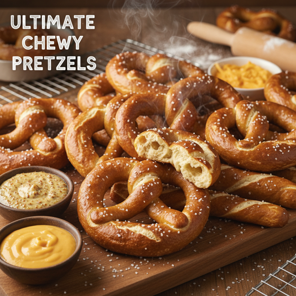 Ultimate Chewy Pretzels recipe