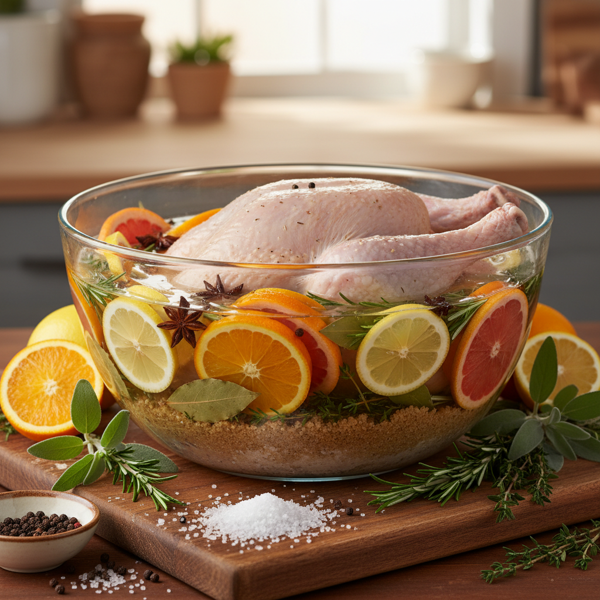 Ultimate Citrus Herb Turkey Brine recipe