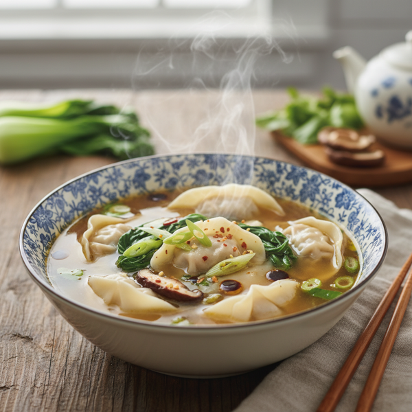 Ultimate Comfort Won Ton Soup recipe