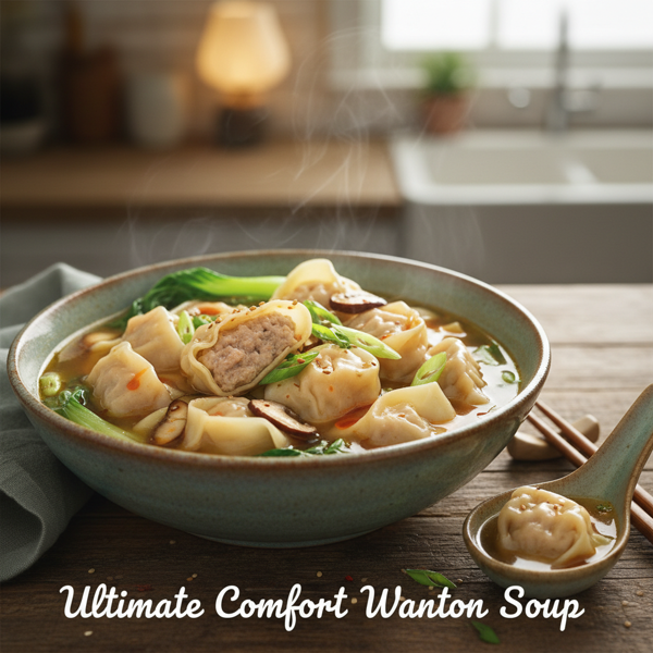 Ultimate Comfort Wonton Soup recipe