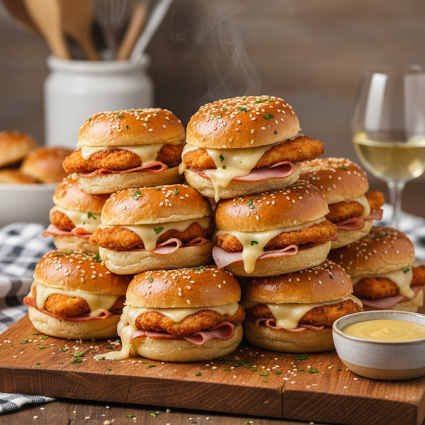 Ultimate Cordon Bleu Sliders recipe
