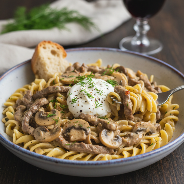 Ultimate Creamy Beef Stroganoff recipe