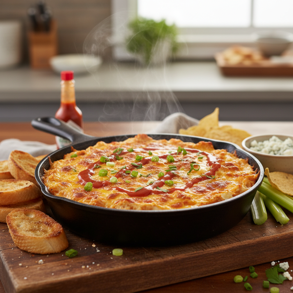 Ultimate Creamy Buffalo Chicken Dip recipe