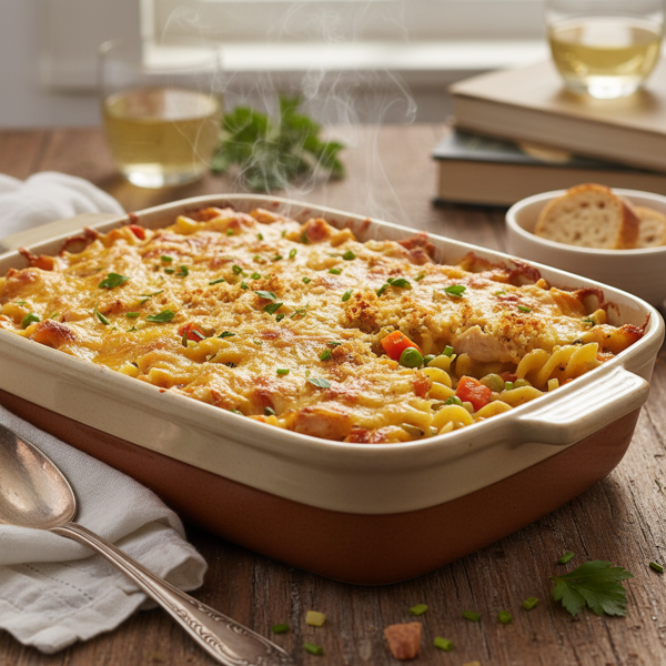 Ultimate Creamy Chicken Noodle Bake recipe