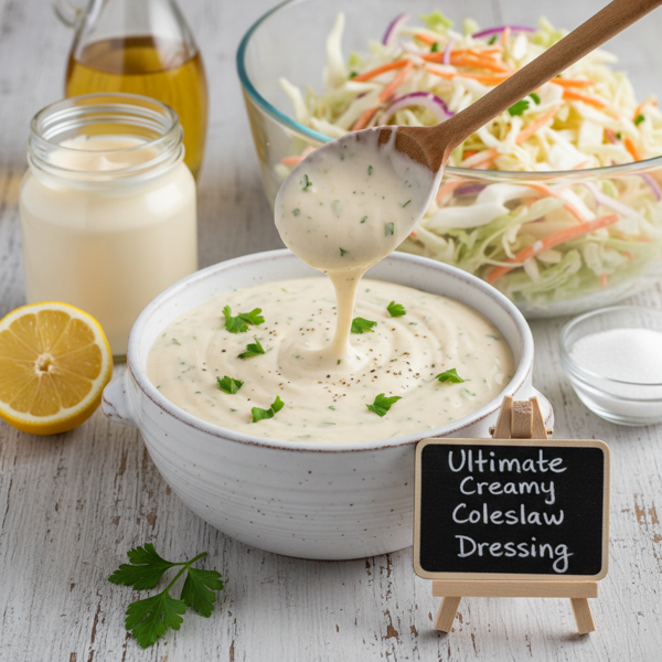 Ultimate Creamy Coleslaw Dressing recipe