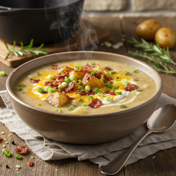 Ultimate Creamy Loaded Potato Soup recipe