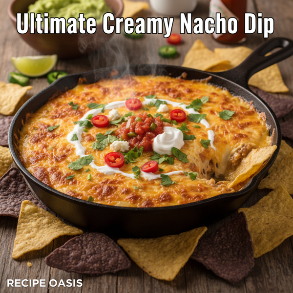 Ultimate Creamy Nacho Dip recipe