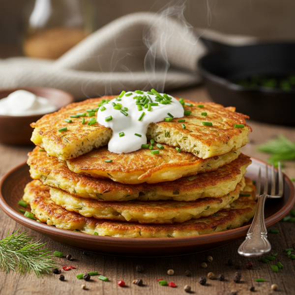 Ultimate Creamy Potato Pancakes recipe