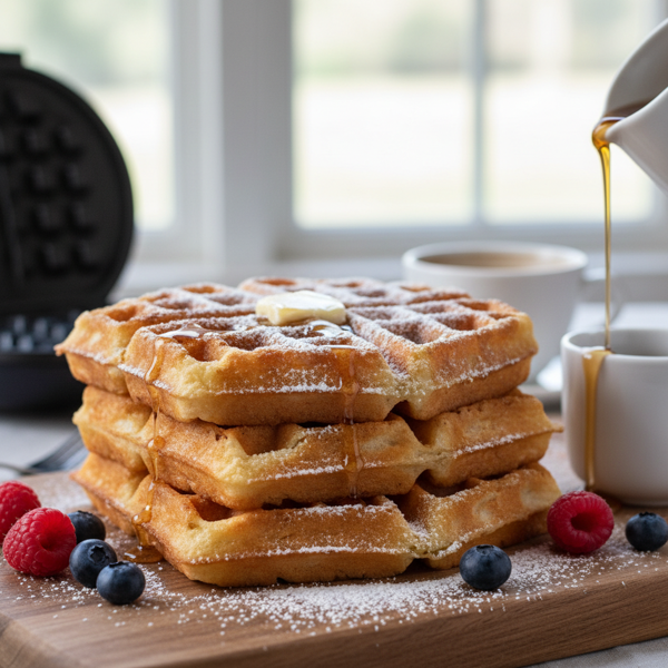 Ultimate Crisp Belgian Waffles recipe