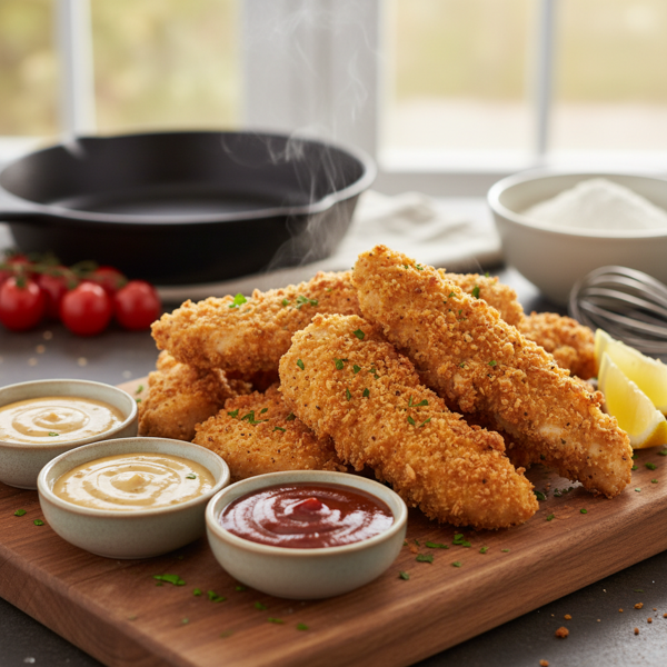 Ultimate Crispy Oven-Baked Chicken Tenders recipe