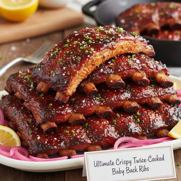 Ultimate Crispy Twice-Cooked Baby Back Ribs recipe