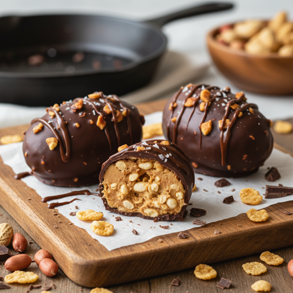 Ultimate Crunchy Peanut Butter Chocolate Eggs recipe