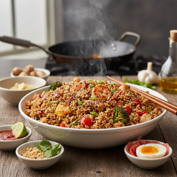 Ultimate Customizable Fried Brown Rice recipe