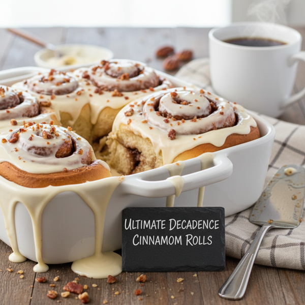 Ultimate Decadence Cinnamon Rolls recipe