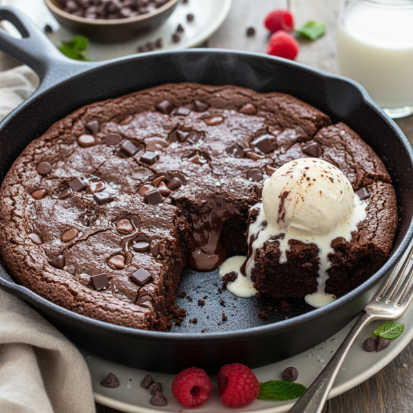 Ultimate Deep Dish Double Chocolate Fudge Brownies recipe