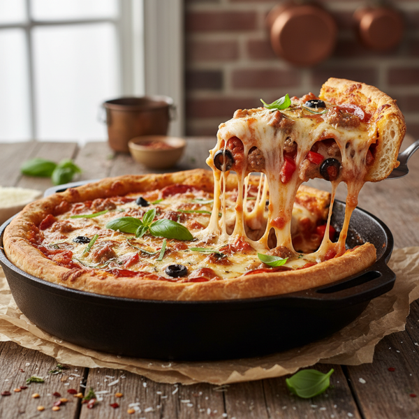 Ultimate Deep Dish Pizza Bake recipe