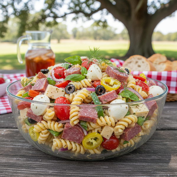 Ultimate Deli-Style Pasta Salad recipe