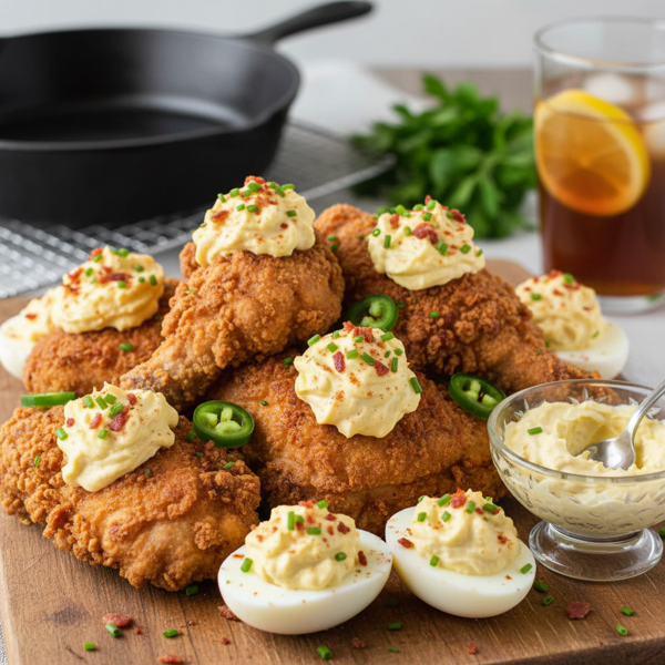 Ultimate Deviled Southern Fried Chicken recipe