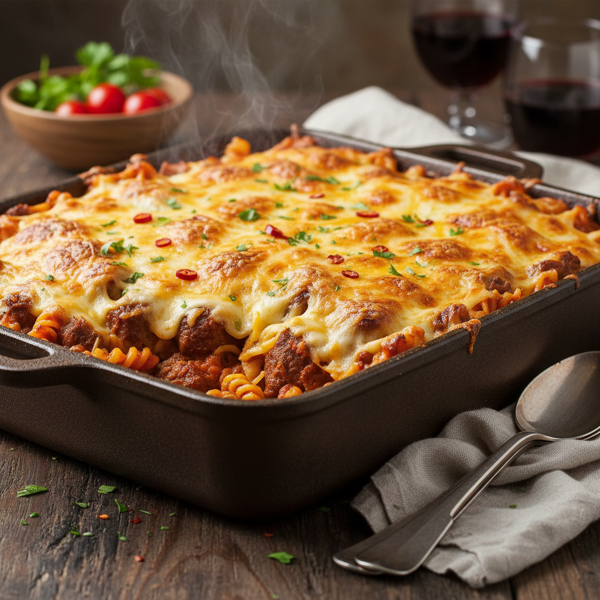Ultimate Double Cheese Beef Casserole recipe