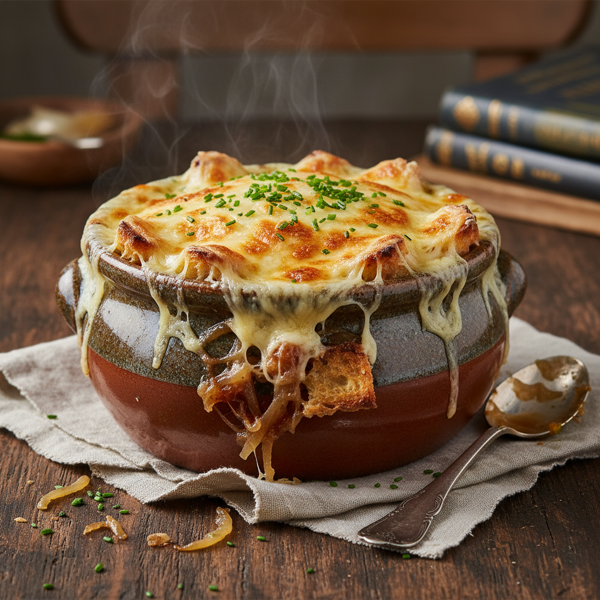 Ultimate Double Cheese French Onion Soup recipe