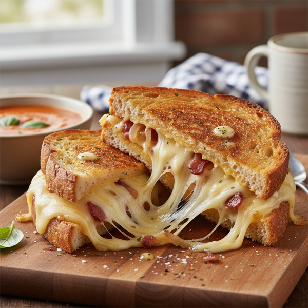 Ultimate Double Cheese Grilled Cheese Delight recipe