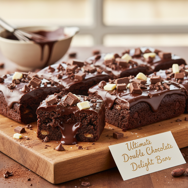 Ultimate Double Chocolate Delight Bars recipe