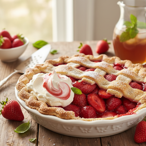 Ultimate Double Strawberry Delight Pie recipe