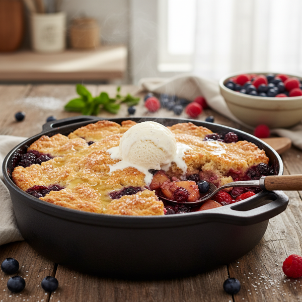 Ultimate Dutch Oven Fruit Cobbler recipe